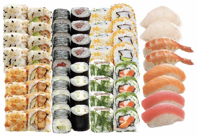 king suhi dinan menu mix sushi xxl